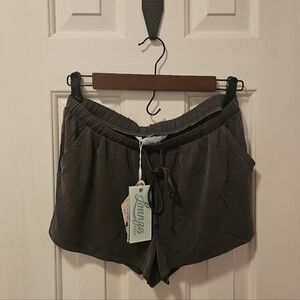 Women's Gray lounge pajama shorts